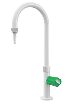 Grifo de laboratorio de salida única resistente a rayos UV y productos químicos