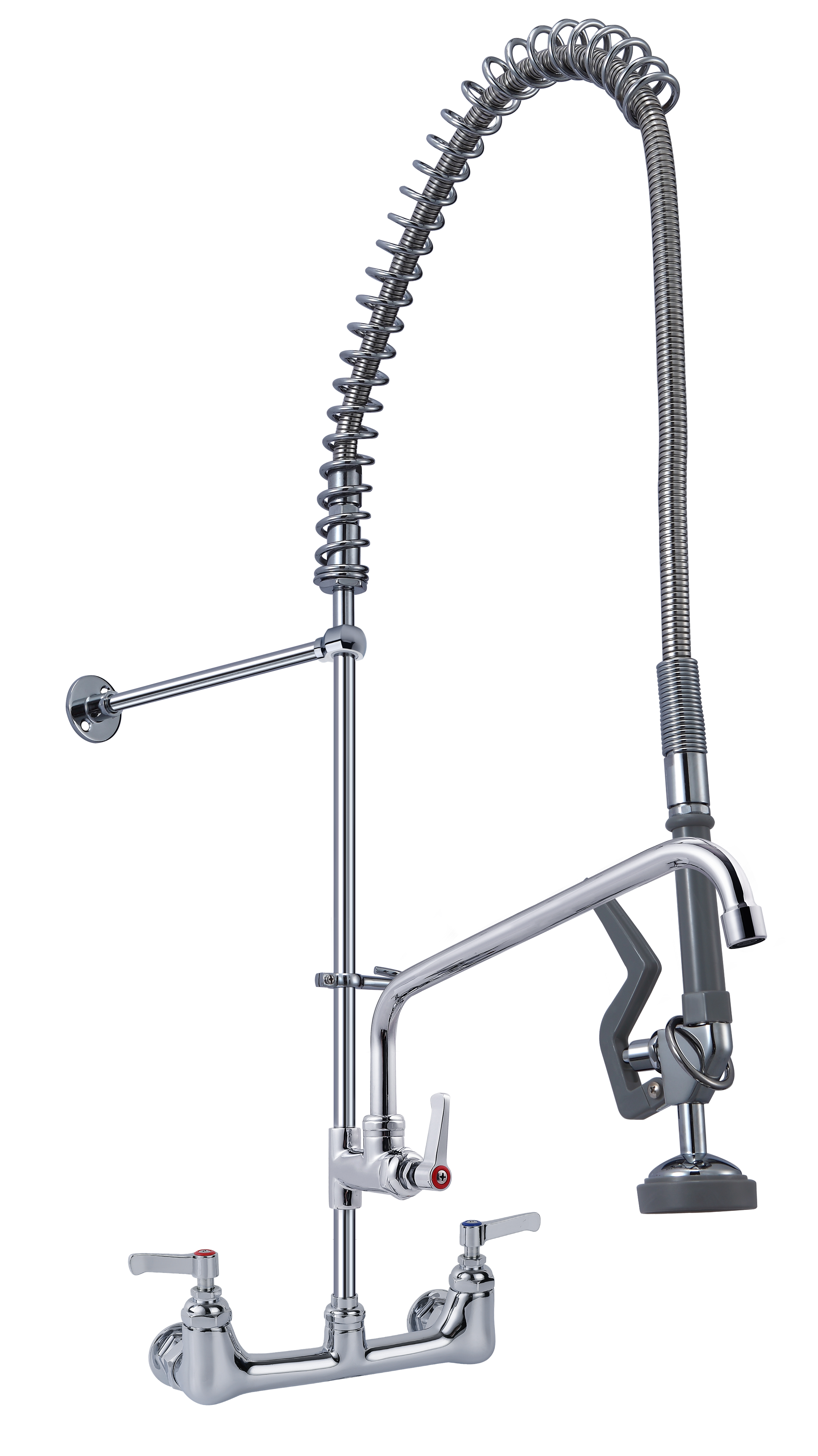 Grifo para fregadero con prelavado de pared 5803BCP