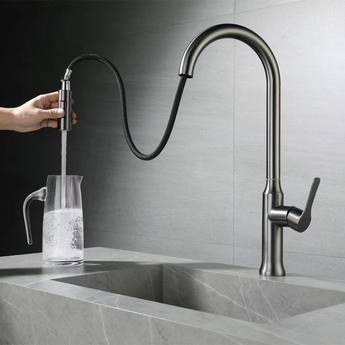 Grifo extraíble para cocina 618002GG