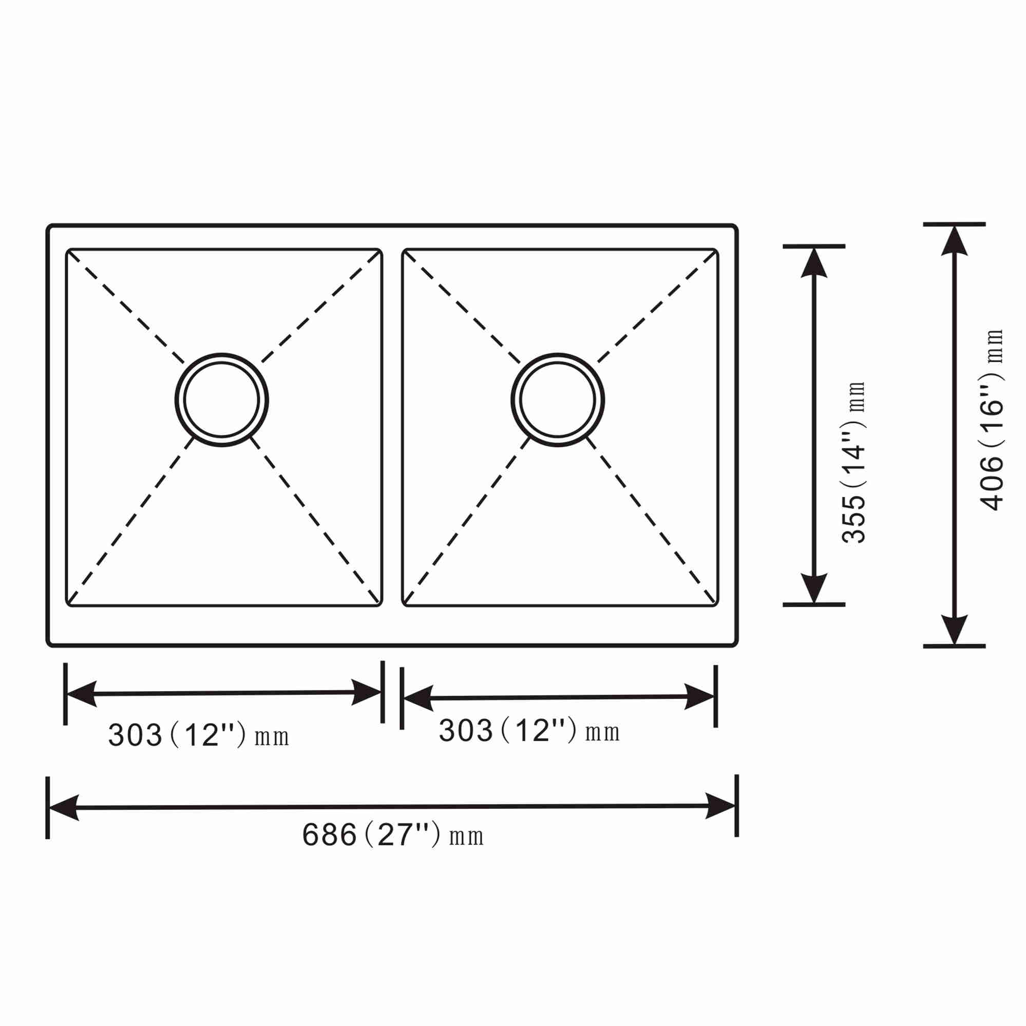 Fregadero de cocina 2716