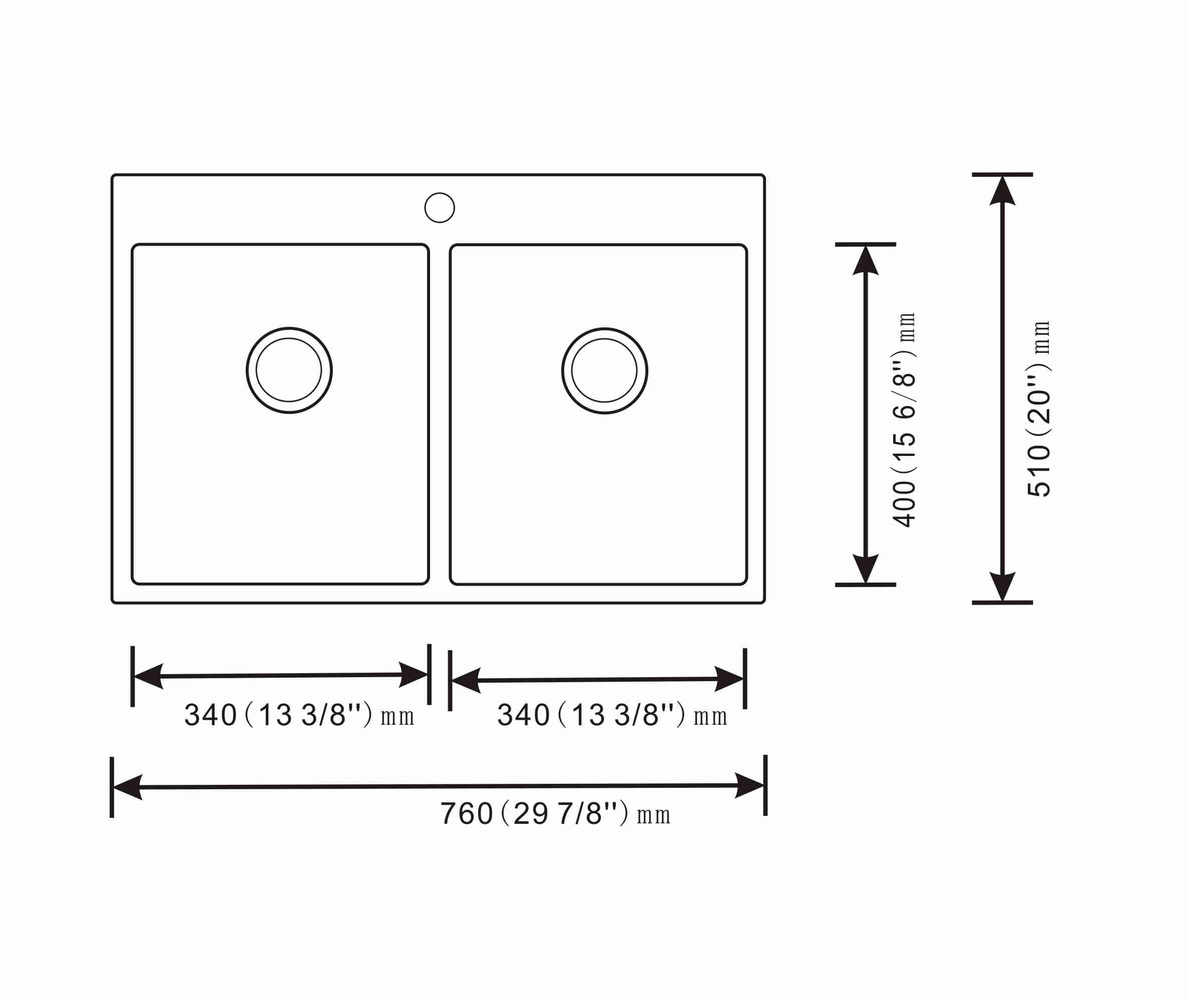 Fregadero de cocina 7651