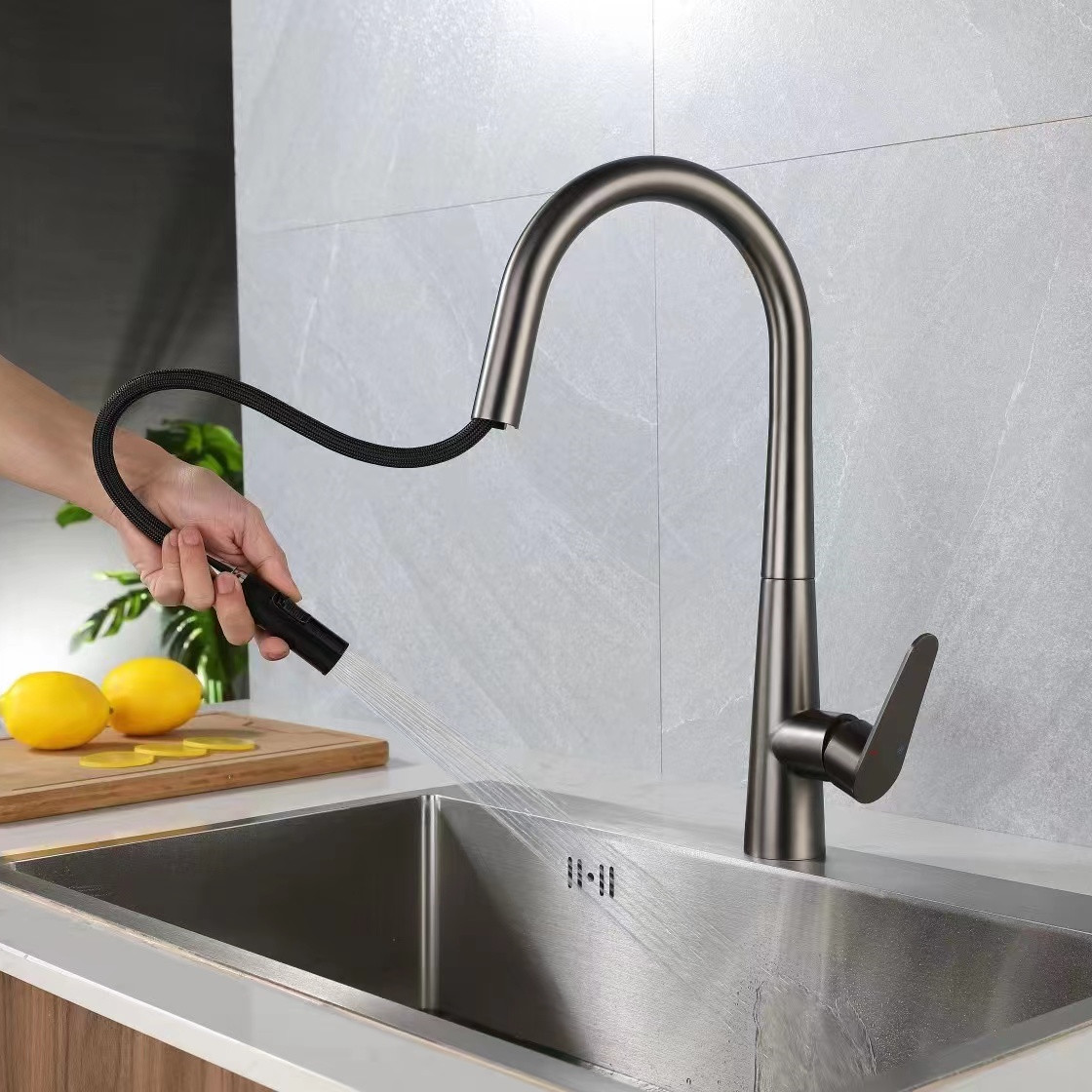 Grifo extraíble para cocina 618003GG